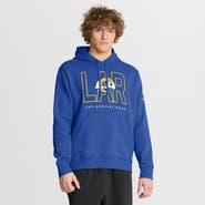 Nike Men's Nike Royal Los Angeles Rams Busted Play Club Fleece Pullover Hoodie