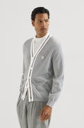 Brunello Cucinelli Cotton cardigan with logo