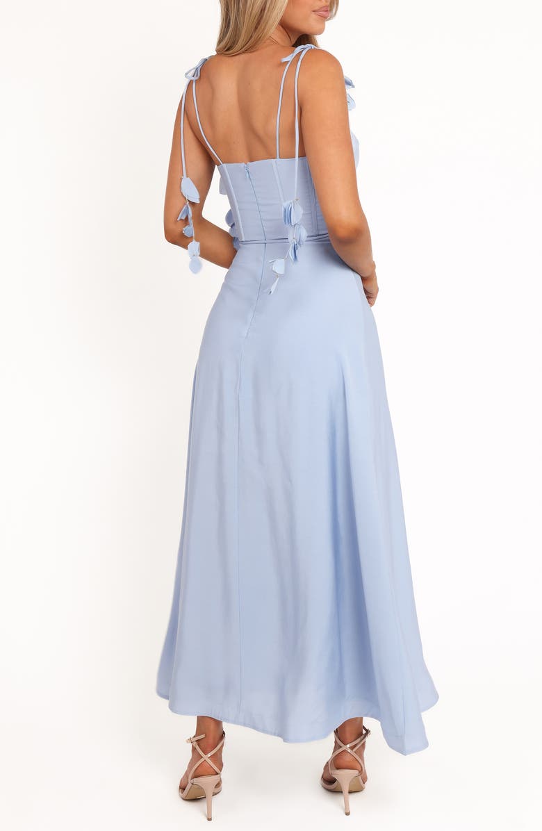 Petal & Pup Della Seamed Bodice Midi Dress, Alternate, color, Pale Blue