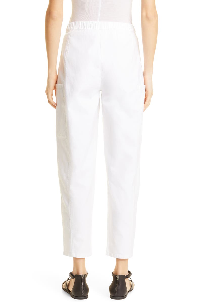 Eileen Fisher Lantern Organic Cotton Blend Cargo Pants, Alternate, color,