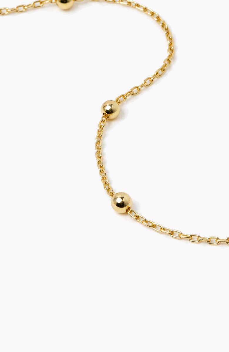 YOJ Twerto Mini Necklace In Gold & Crystals, Alternate, color, Gold