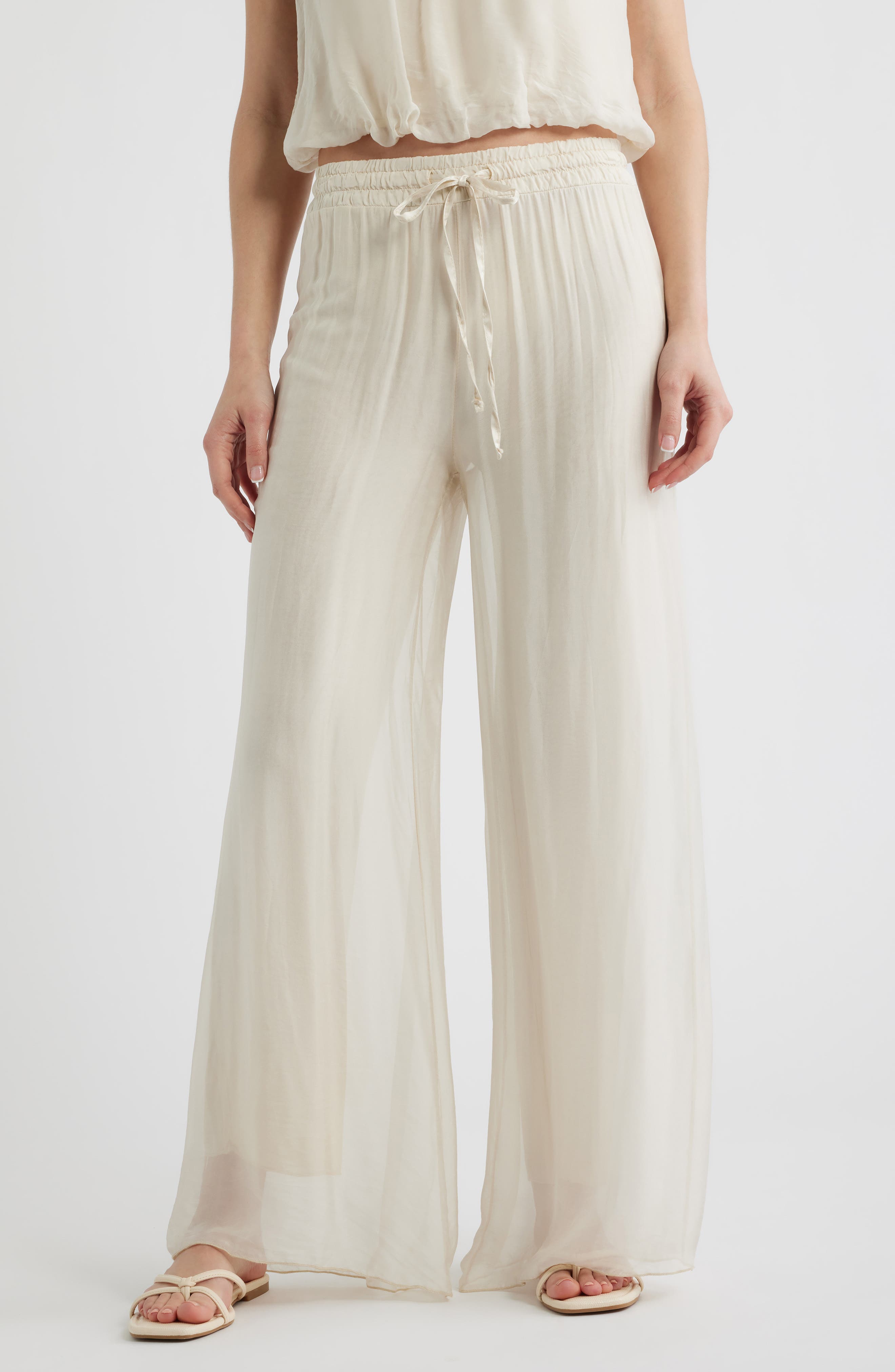 Strada Wide Leg Drawstring Pants - image 3