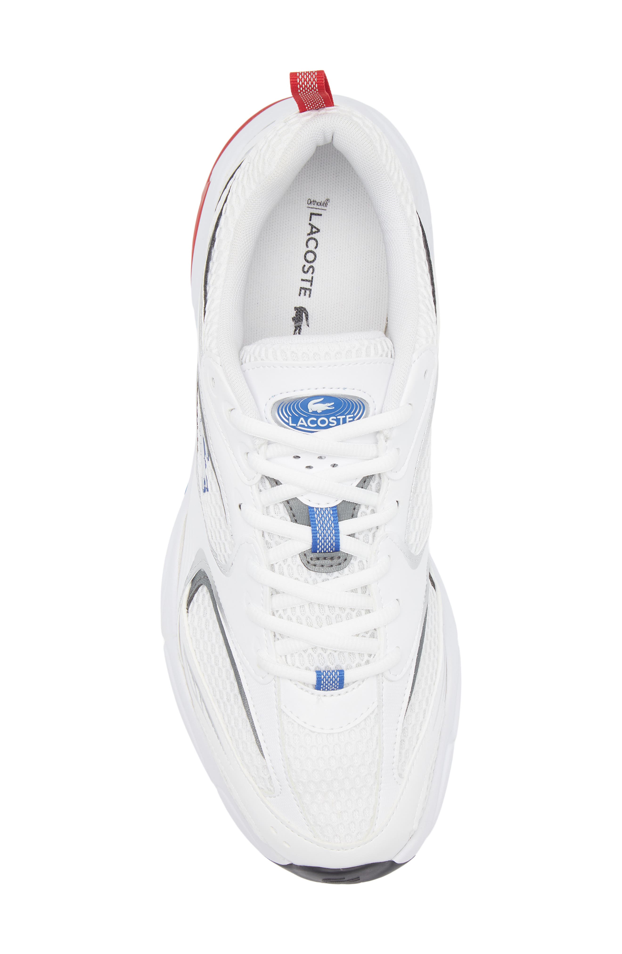 Lacoste Storm 96 2K Sneaker, Alternate, color, White/ Blue