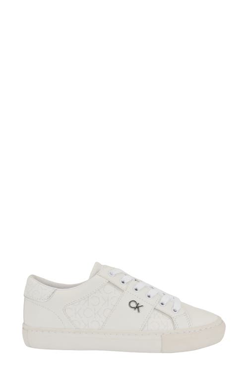 Shop Calvin Klein Charie Sneaker In White