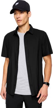 Fabletics The Don Short Sleeve Button Up
