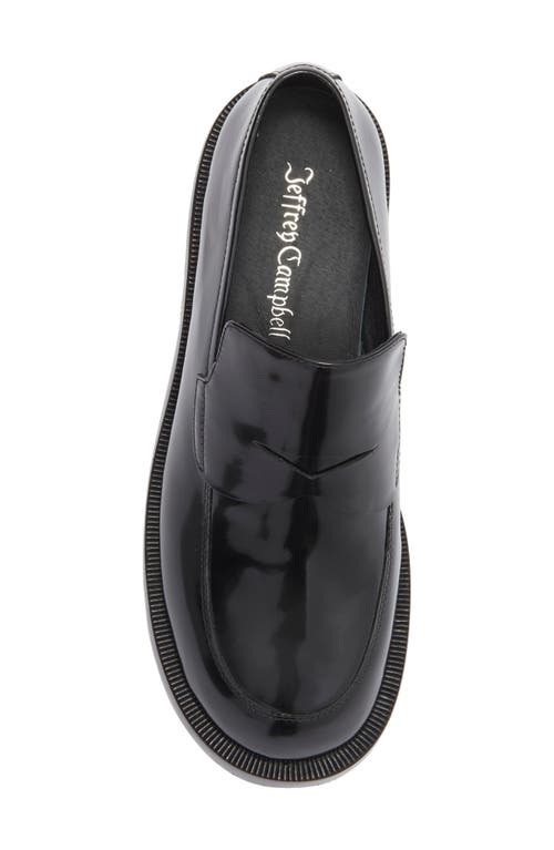 Jeffrey Campbell Rotary Penny Loafer In Black