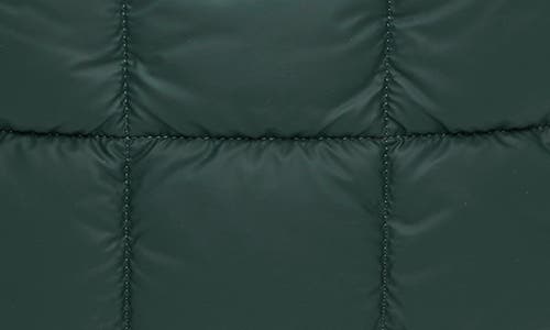 Veecollective Porter Basque Quilted Recycled Nylon Tote In Green