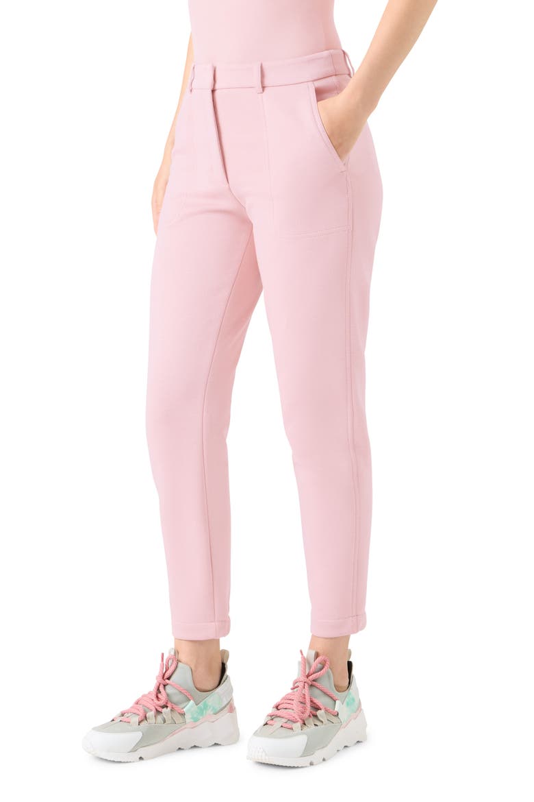 Knit Slim Ankle Pants, Alternate, color, ROSE