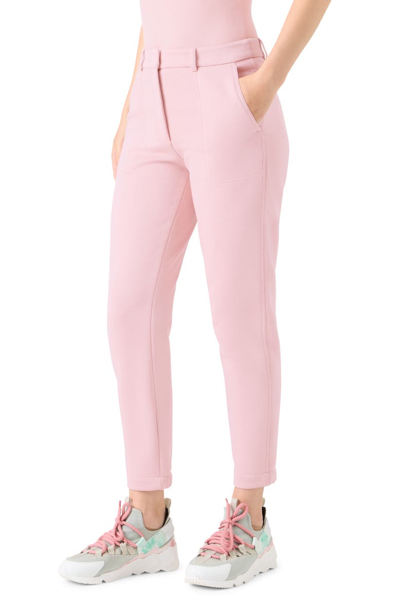 Akris punto Knit Slim Ankle Pants, Alternate, color, Rose