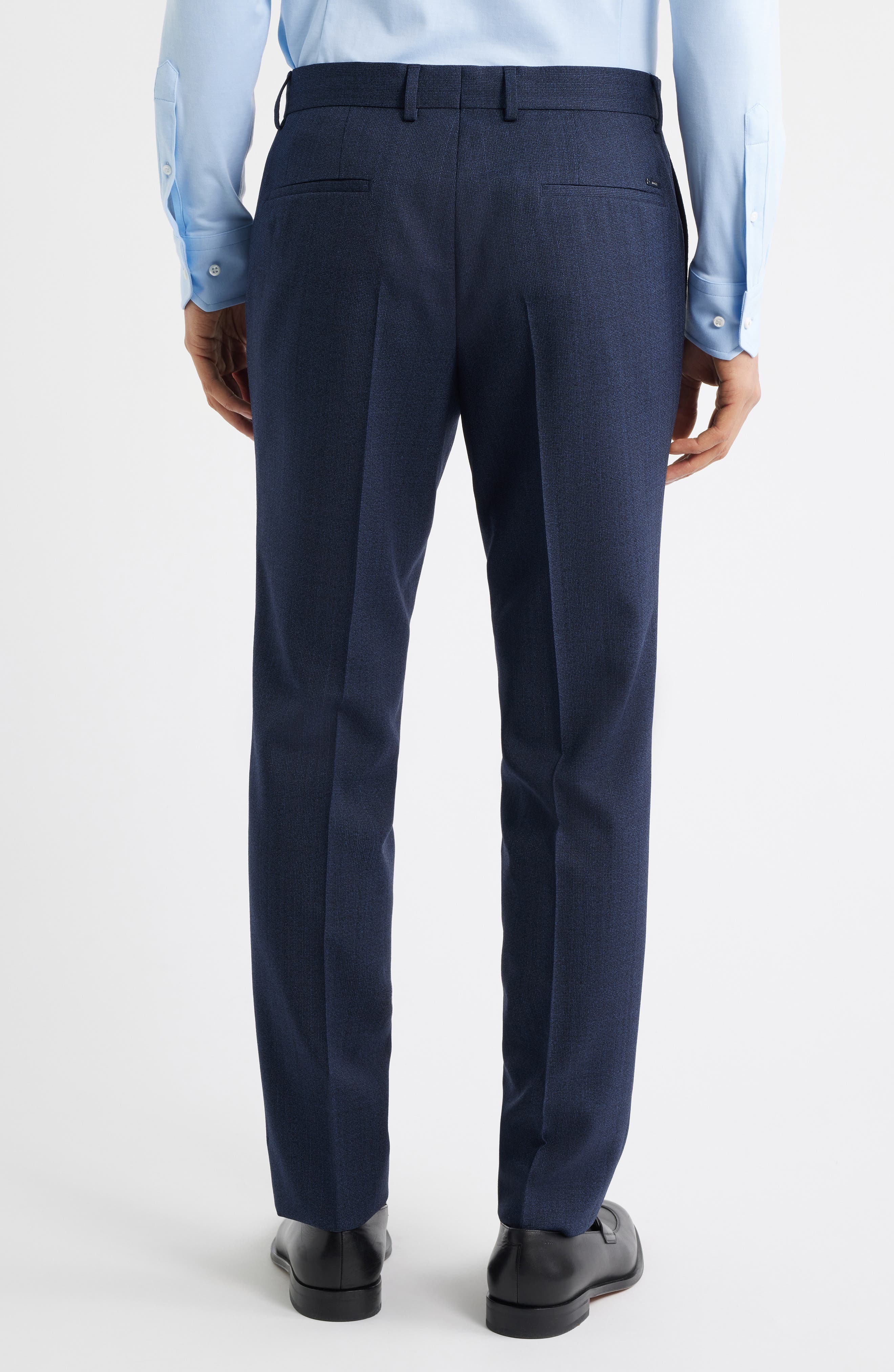 Genius Slim Fit Virgin Wool Dress Pants - image 4