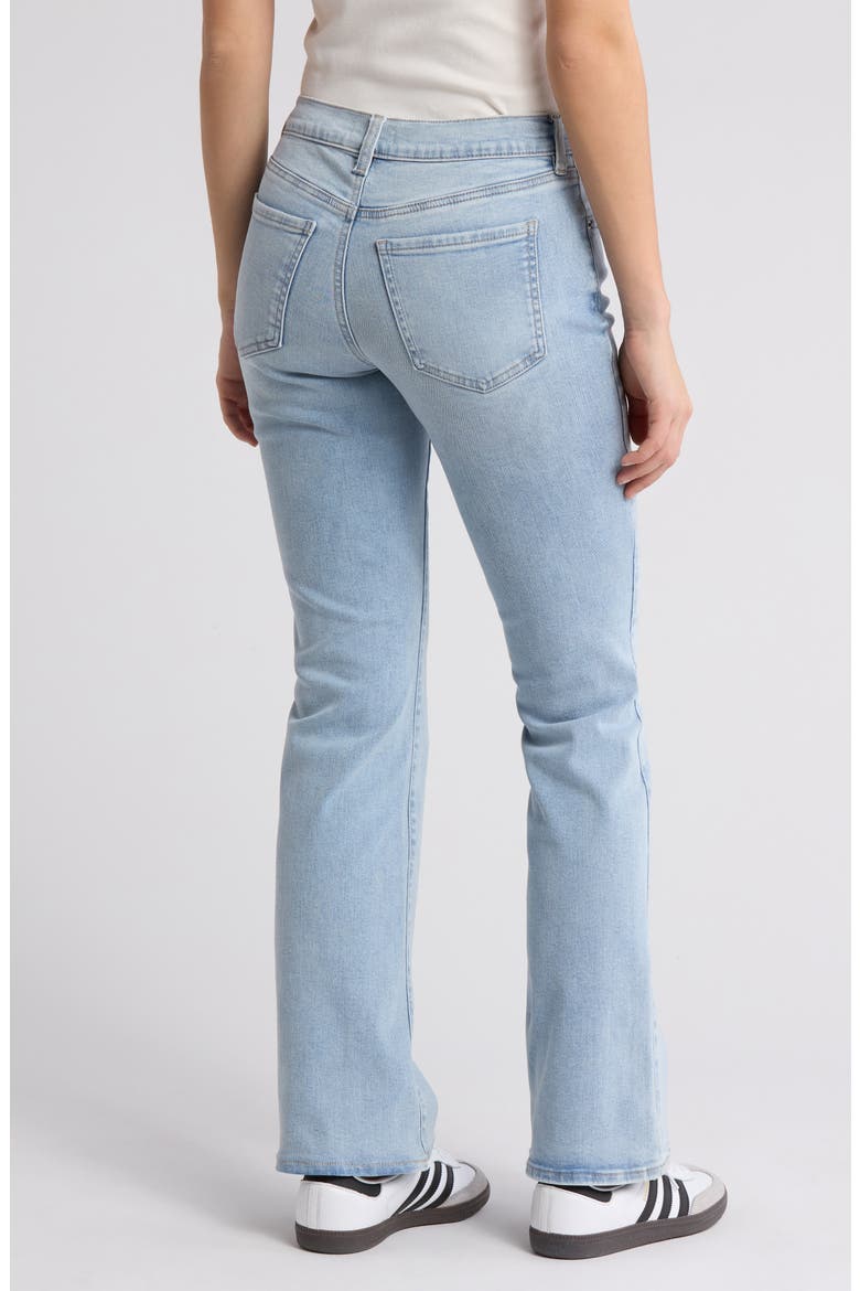 Low Rise Stretch Bootcut Jeans, Alternate, color, SKY BLUE INDIGO