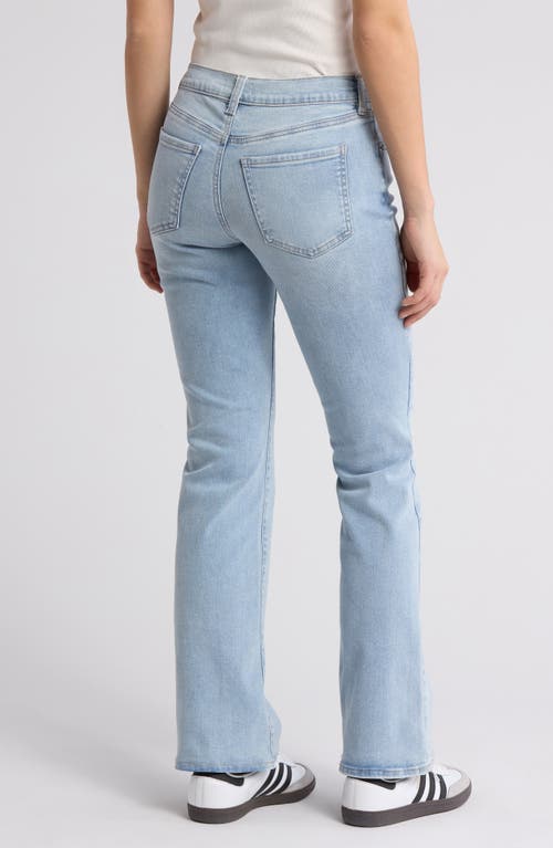 Pacsun Low Rise Stretch Bootcut Jeans In Sky Blue Indigo