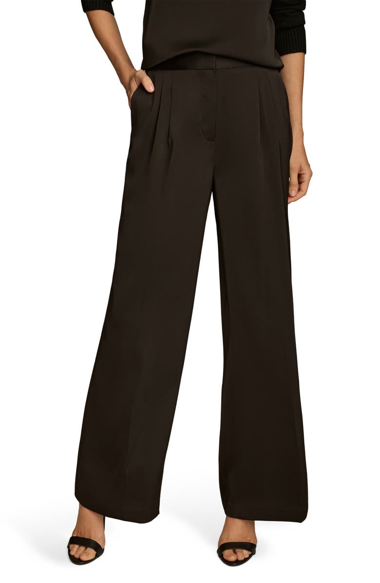 Donna Karan New York Pleated Wide Leg Pants, Main, color, 