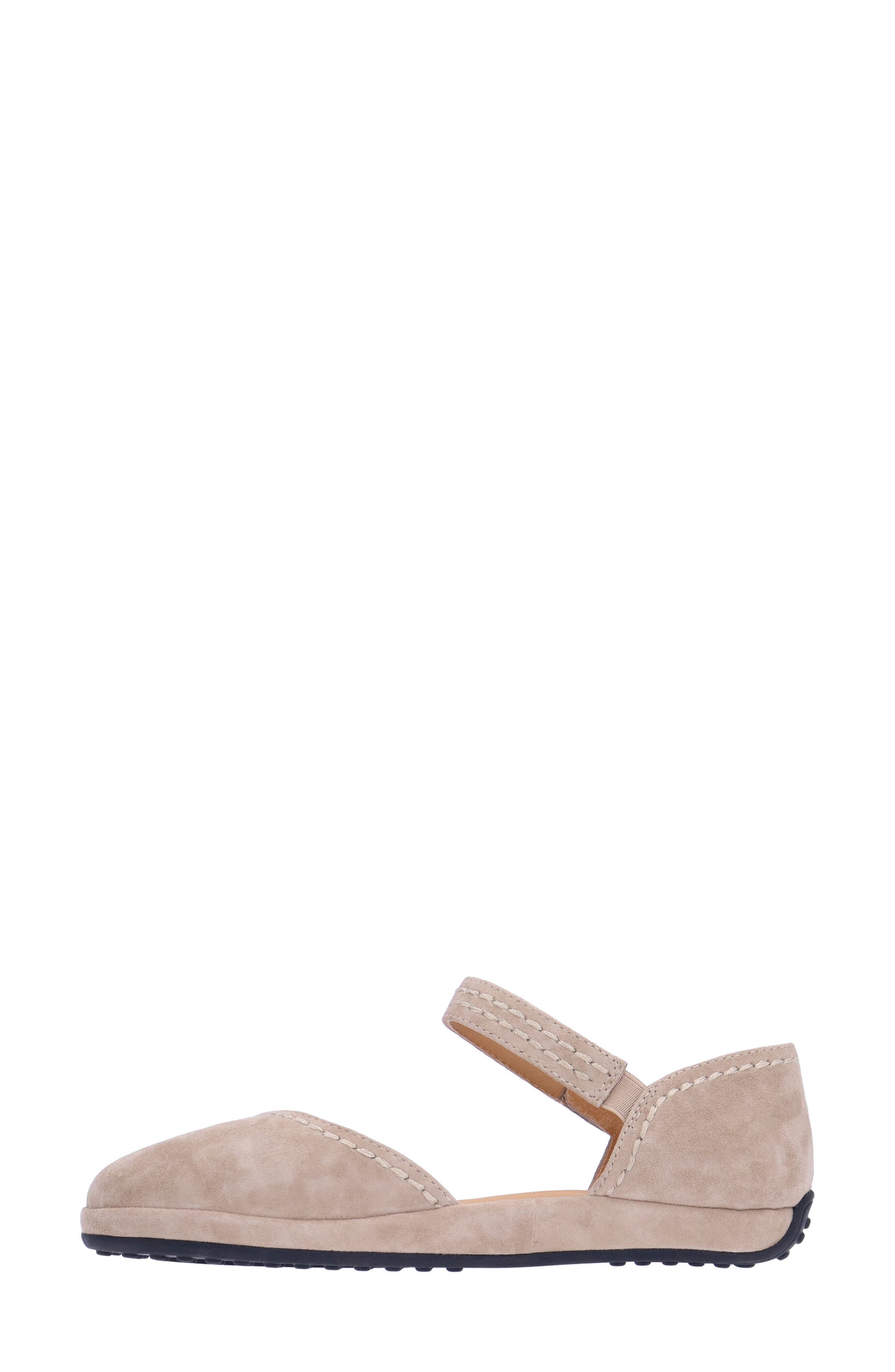 Ankle Strap Flat, Alternate, color, TAUPE