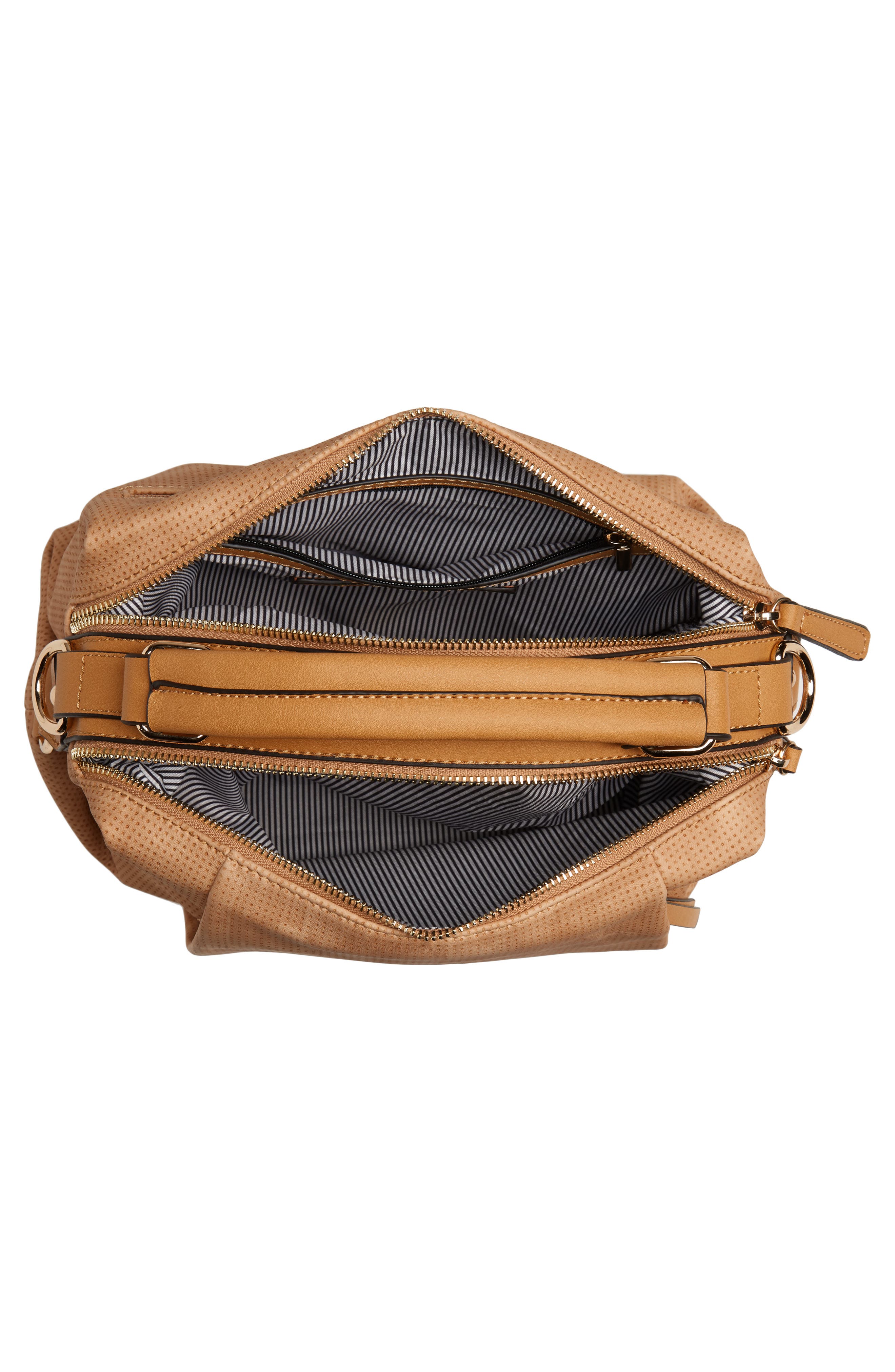 Sondra Roberts Sonda Roberts Faux Leather Top Handle Bag, Alternate, color, 