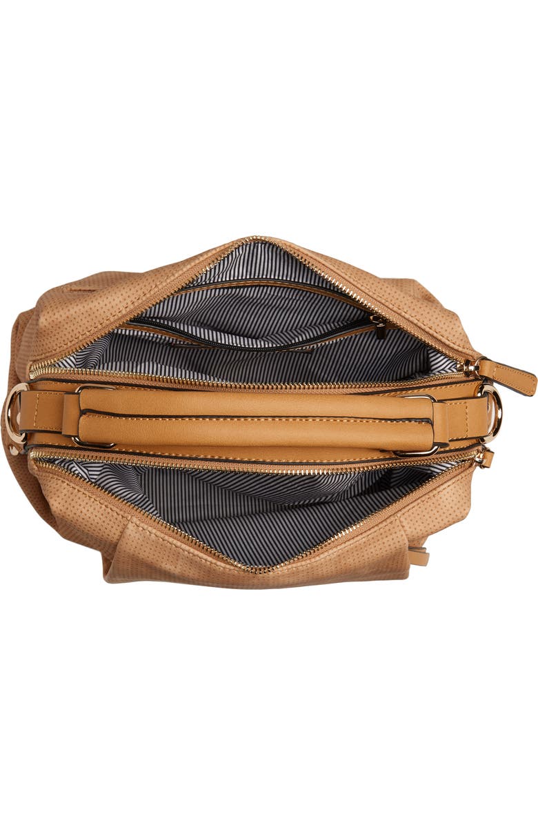 Sondra Roberts Sonda Roberts Faux Leather Top Handle Bag, Alternate, color,