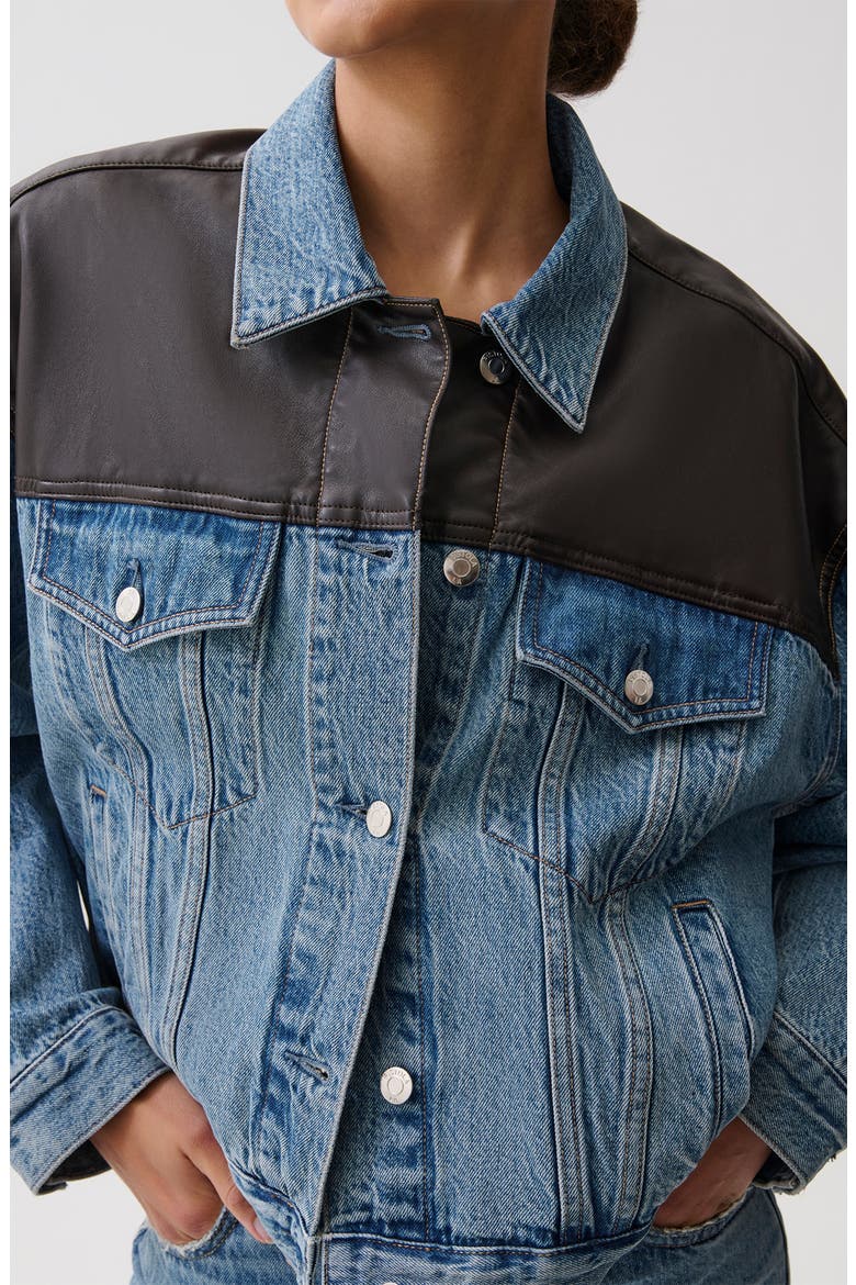 Harley Denim Jacket, Alternate, color, METROPOLIS