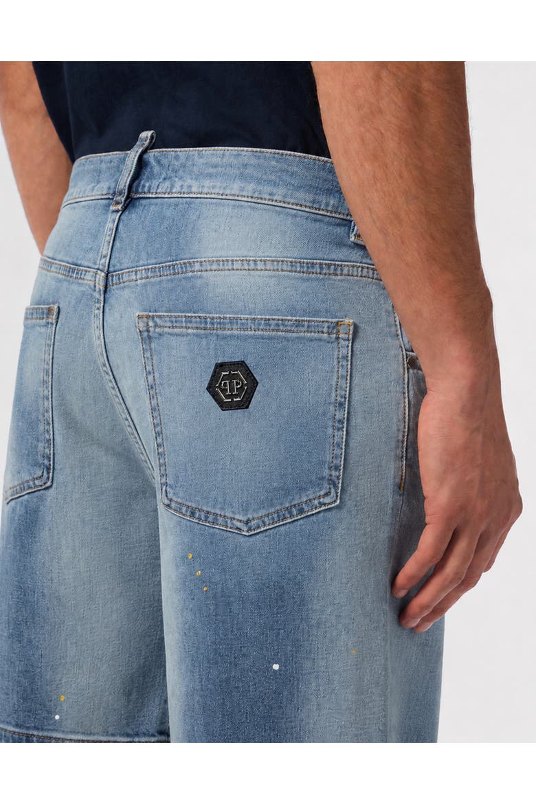 Denim Formentera Shorts Basic Men, Alternate, color, Strong Ocean