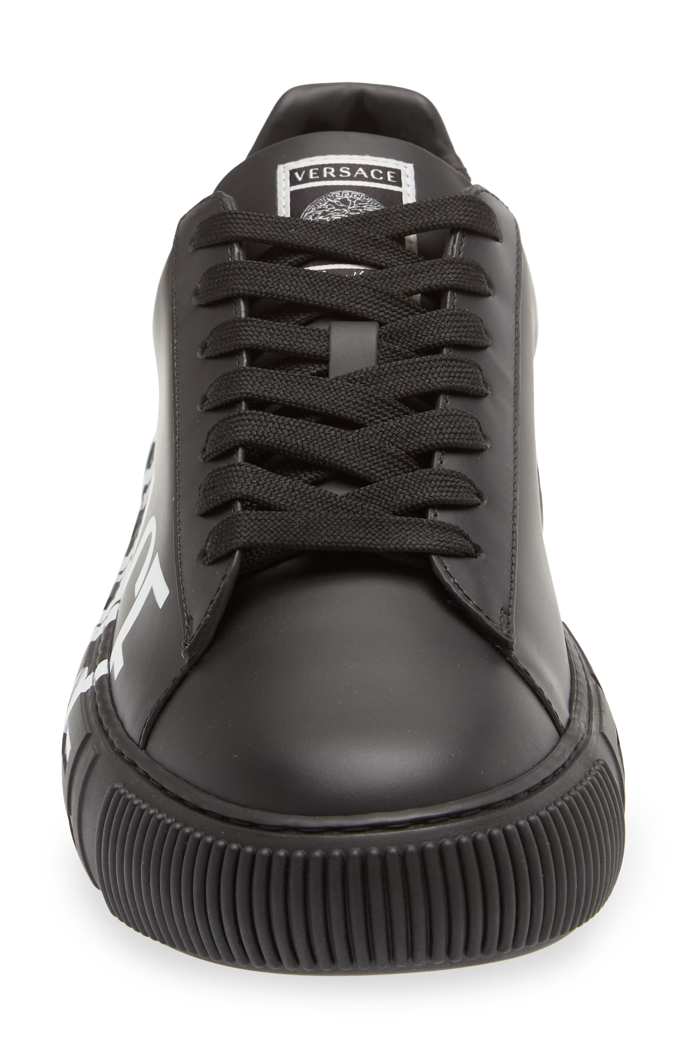 Versace Greca Logo Low Top Sneaker, Alternate, color, 