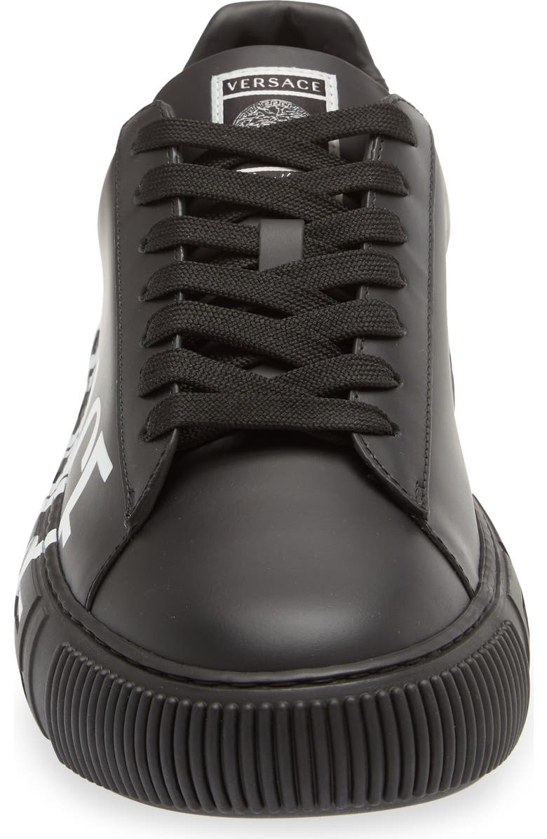 Versace Greca Logo Low Top Sneaker, Alternate, color,