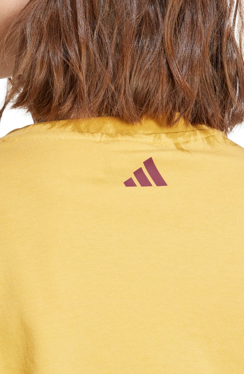 ADIDAS X FARM RIO Butterfly Cotton Graphic T-Shirt, Alternate, color, Corn Gold