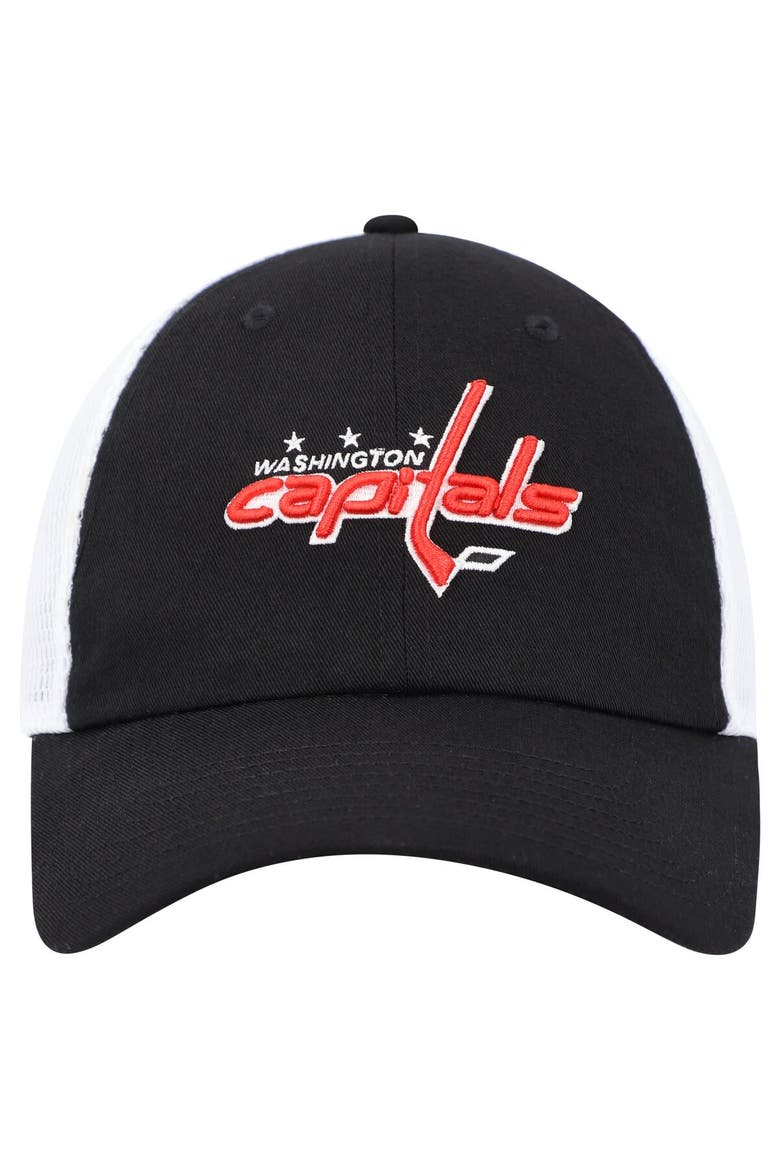 Men's adidas Black Washington Capitals Color Pop Trucker Adjustable Hat, Alternate, color, Black