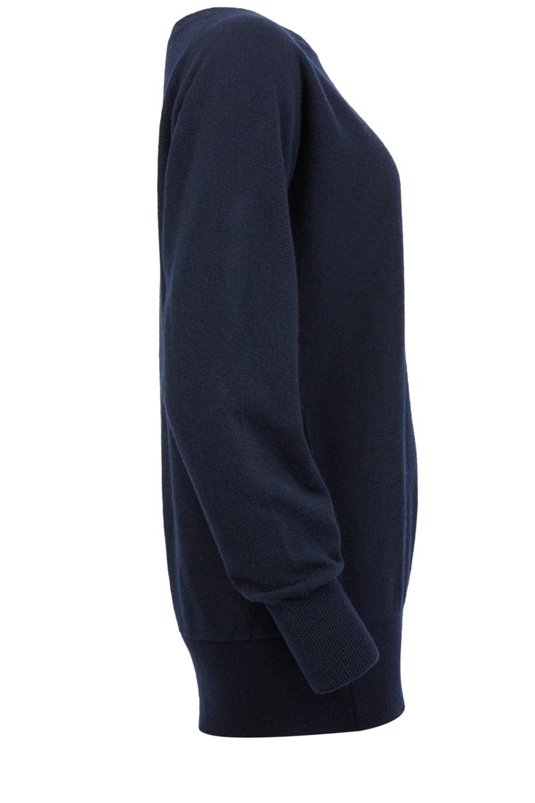 Geelong Slash Neck Sweater, Alternate, color, DARK NAVY
