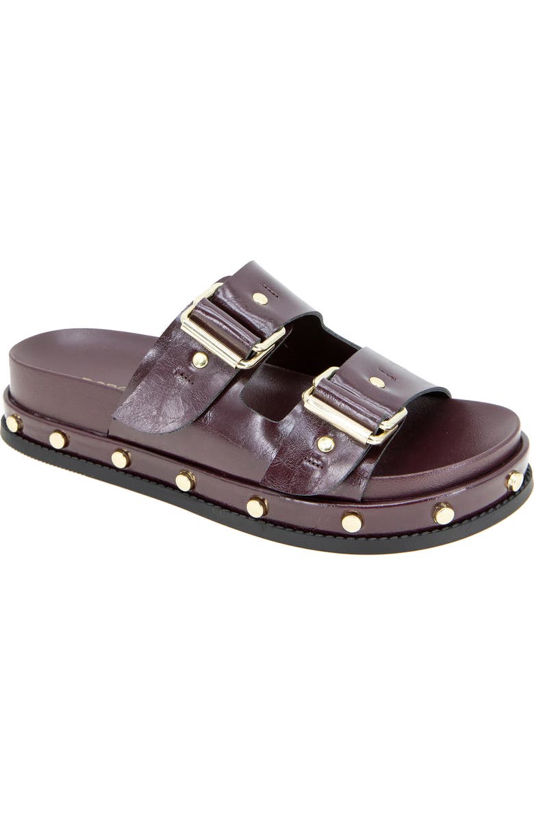 BCBGeneration Bamba Slide Sandal, Main, color, Dark Cherry