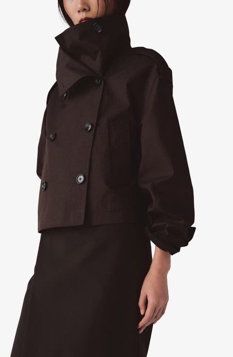 Crop Trench Jacket (Regular & Plus)