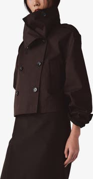 MANGO Crop Trench Jacket