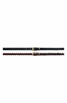 Linea Pelle 2-for-1 Belt Set
