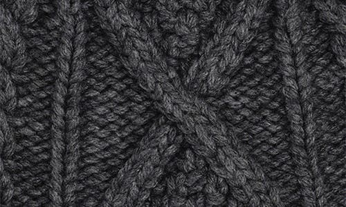 Faherty Chunky Cable Beanie In Gray