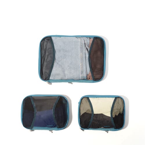 BAGGALLINI BAGGALLINI 2 MEDIUM / 1 LARGE COMPRESSION PACKING CUBES TRAVEL SET 