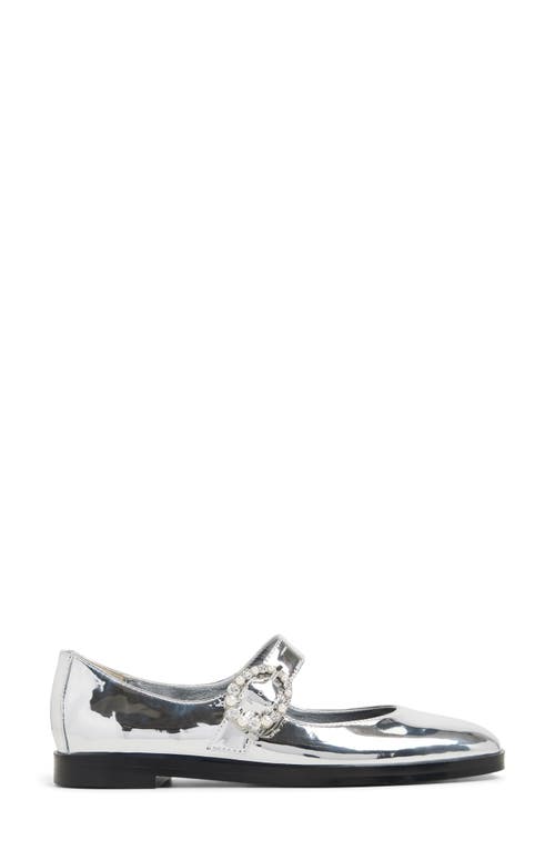 Aldo Arabella Mary Jane Flat In Silver