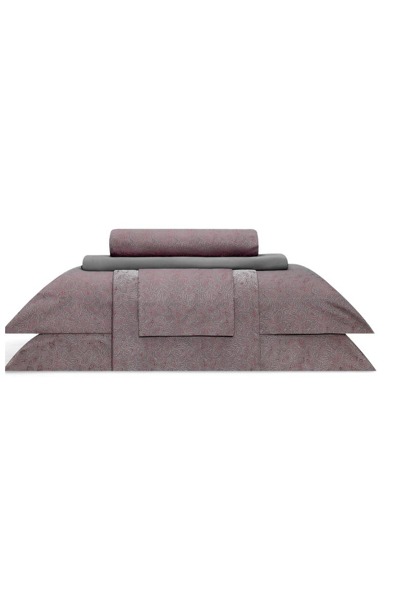 Ashton Duvet Cover, Main, color, Red