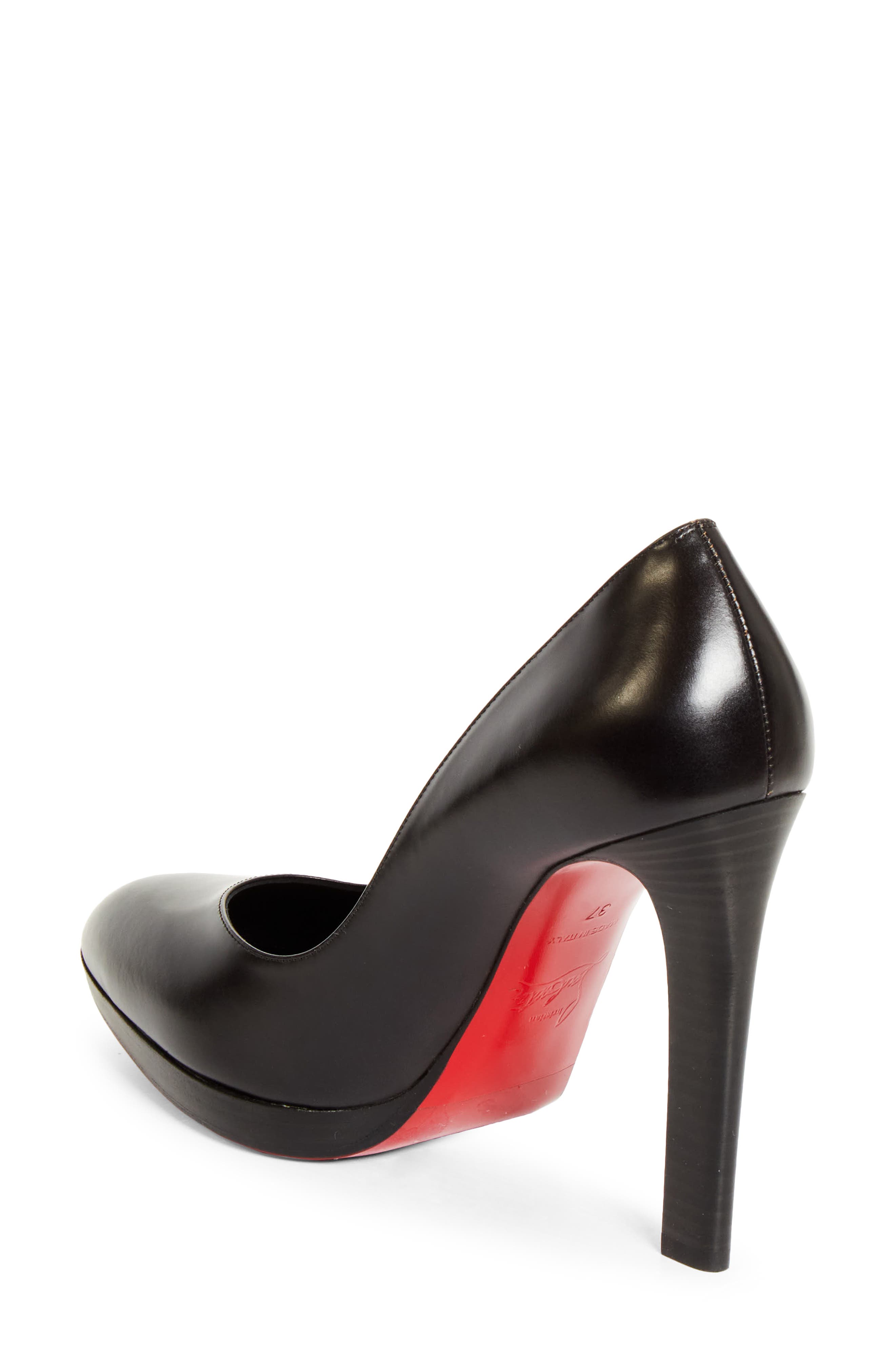 Christian Louboutin Fannylove Alta Pump, Alternate, color, Black