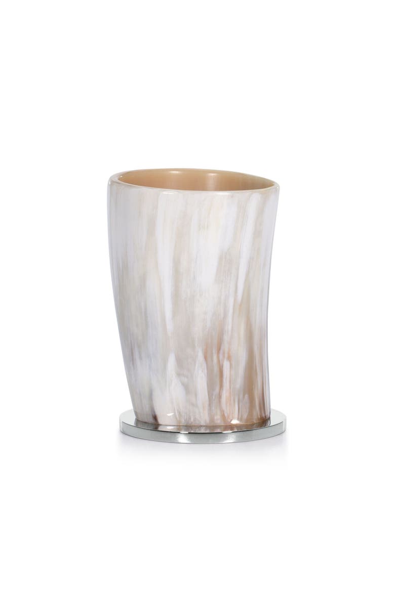 Tusk Light Brush Holder - Nickel, Main, color, BEIGE