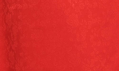 Petal And Pup Petal & Pup Laine Long Sleeve Floral Jacquard Midi Dress In Purple