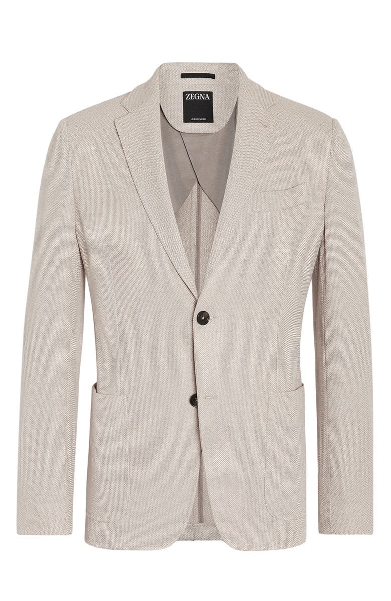 ZEGNA Jerseywear Cotton Sport Coat, Alternate, color, 