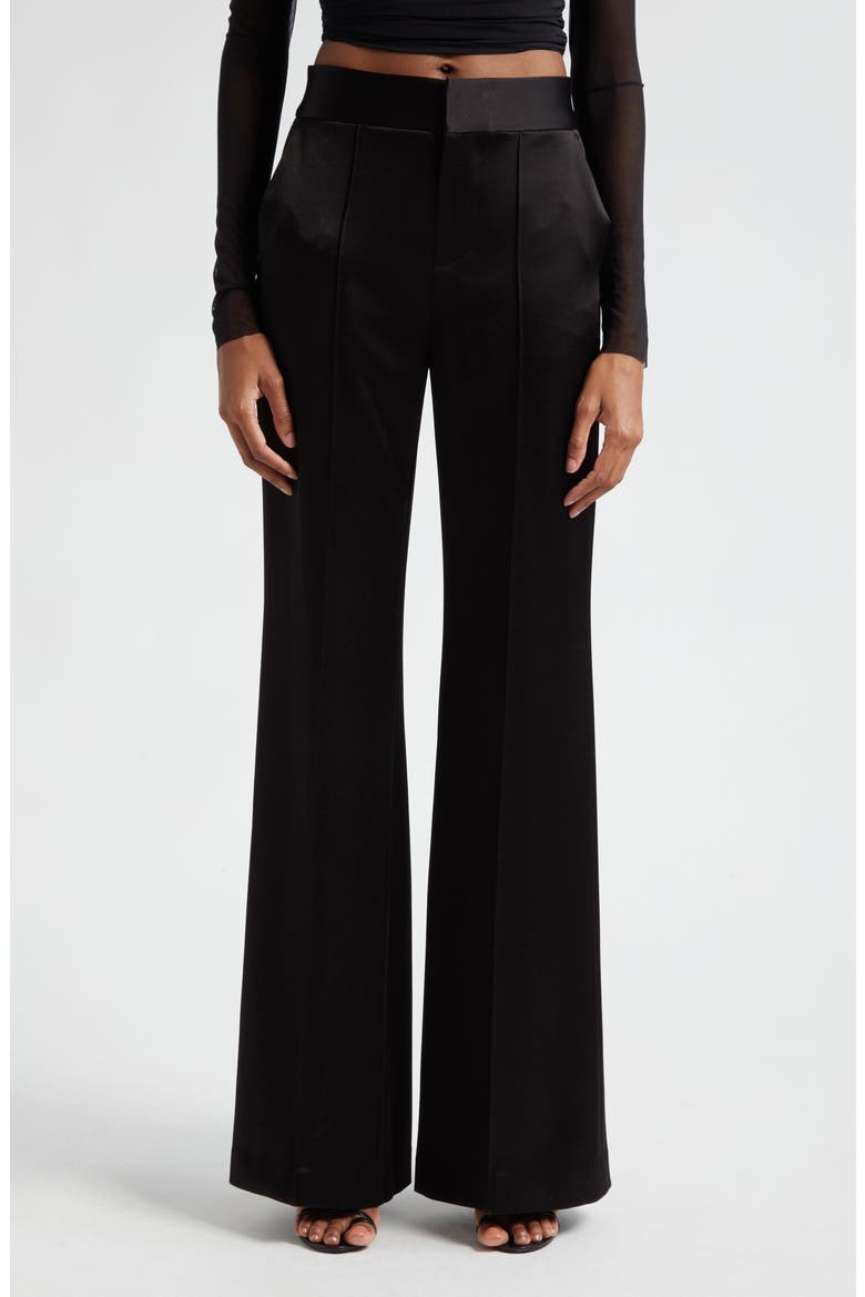 Dylan High Waist Wide Leg Pants, Main, color, BLACK