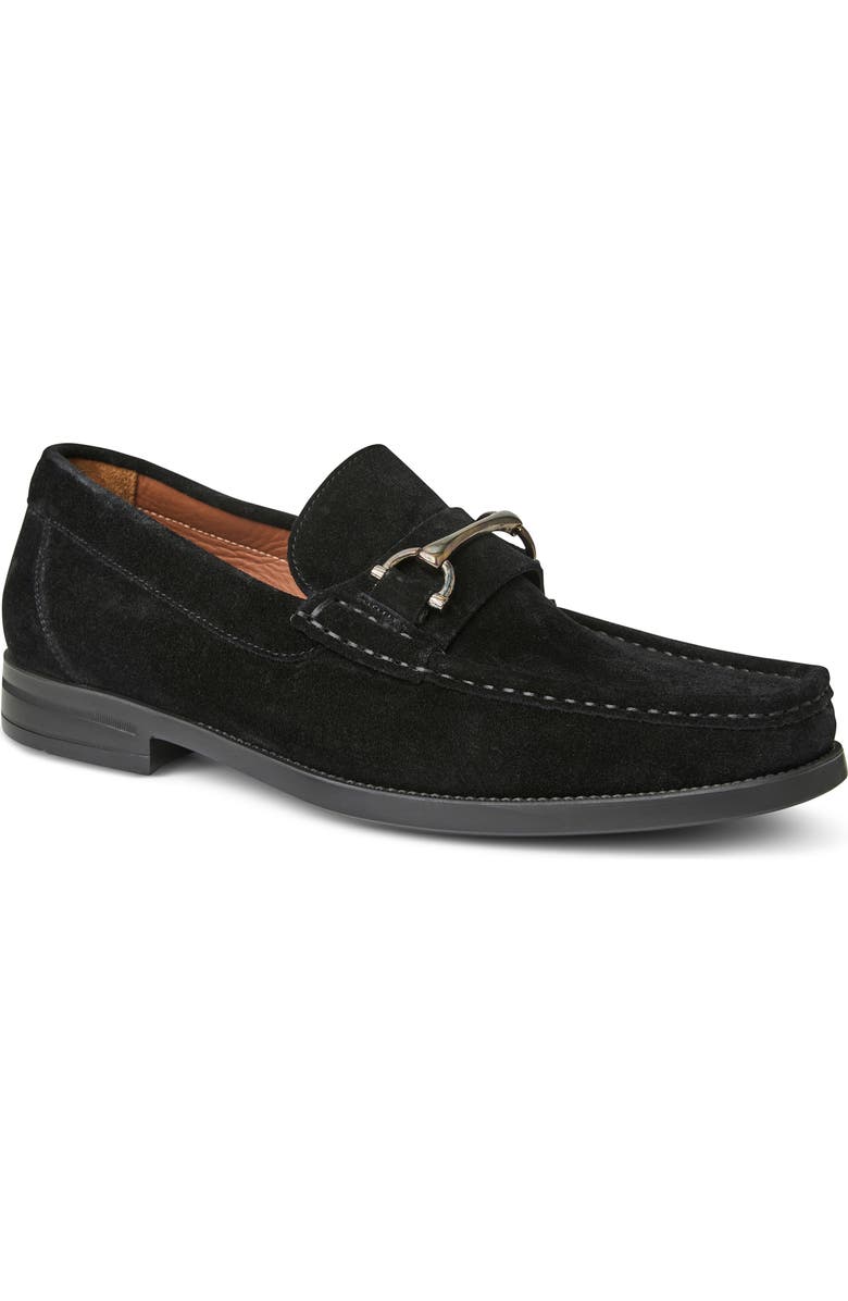 Bruno Magli Veneto Bit Loafer, Main, color, Black Suede