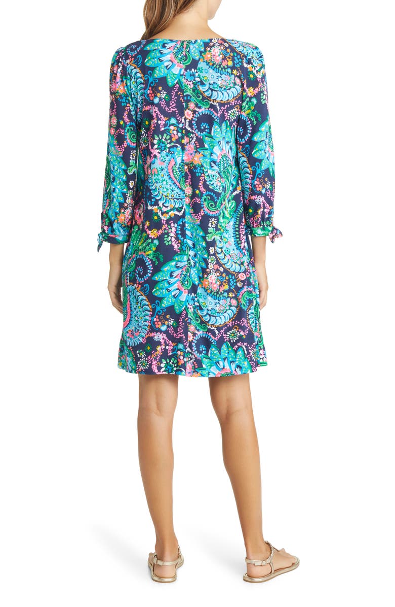 Lilly Pulitzer<sup>®</sup> Cath Take Me to the Sea Print Cotton Shift Dress, Alternate, color, 