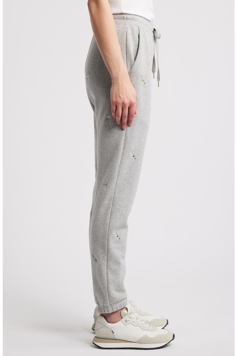 Kingston Champagne Embroidery Cotton Blend Joggers, Alternate, color, CHAMPAGNE EMBROIDERY
