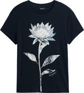Desigual Flower Graphic T-Shirt