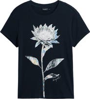 Desigual Flower Graphic T-Shirt