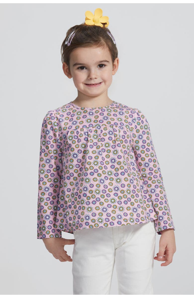 BISBY Kids' Lisle Top, Alternate, color, Vienna Violets