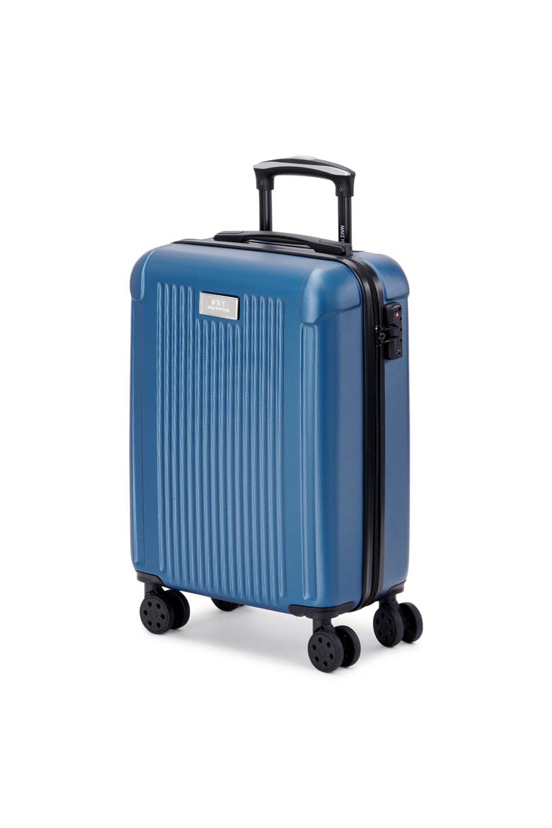 Lotus 21" Upright Carry On Suitcase, Alternate, color, Blue Steel