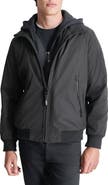 DKNY Water Resistant Bomber with Hooded Bib