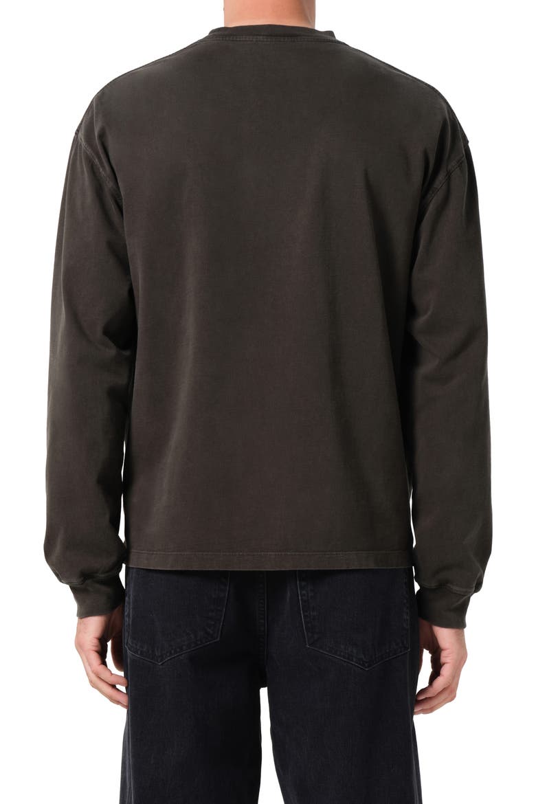 Asha Long Sleeve Cotton T-Shirt, Alternate, color, FRACTURE DARK WASH