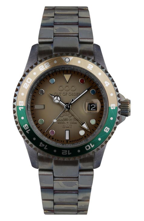 Out buy of order Mens diver designer watch